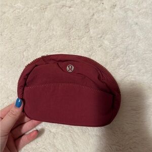 Lululemon Burgundy Pouch